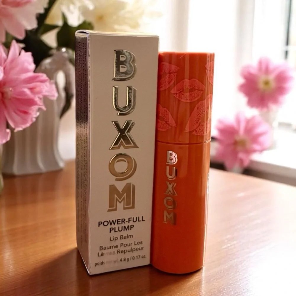 💎 Buxom Power-full Plump Lip Balm in Color First Crush Full-Size New In Box